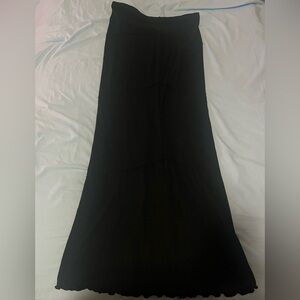 Elegant Black Maxi Skirt